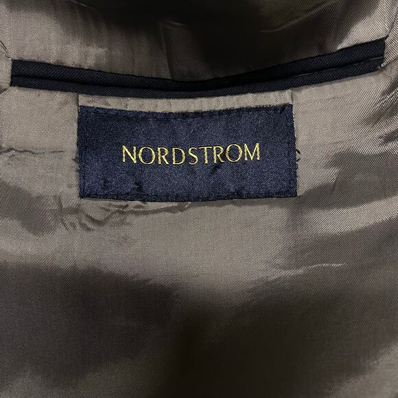 Nordstrom Blazer Jacket Sport Coat Suit Gold Hart Schaffner Marx Black 50XLG EUC - Picture 6 of 16